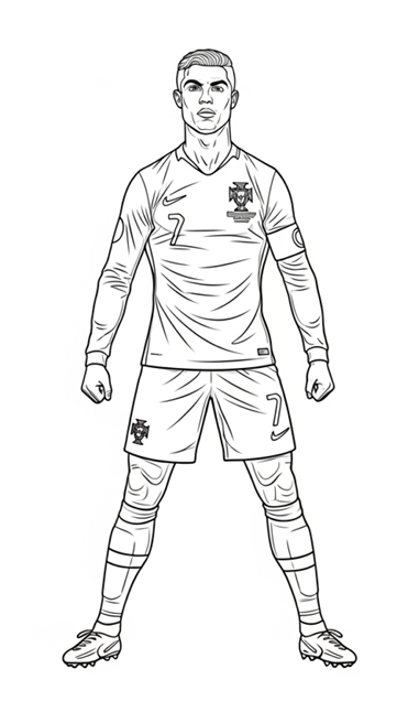 Colorir Cristiano Ronaldo